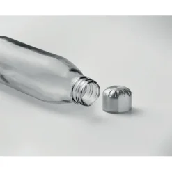 Szklana butelka  650 ml / Przezroczysty szary MO9800-27