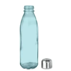 Szklana butelka  650 ml / Przezroczysty niebieski MO9800-23
