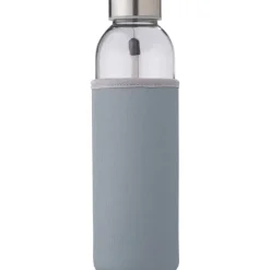 Szklana butelka 500 ml / Szary V0939-19