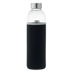 Szklana butelka w etui 750ml / Czarny MO6545-03