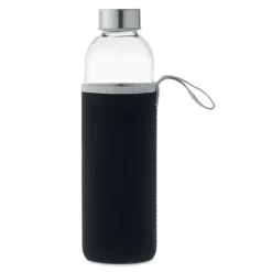 Szklana butelka w etui 750ml / Czarny MO6545-03