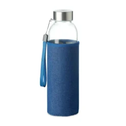 Szklana butelka w etui 500 ml / Granatowy MO6192-04