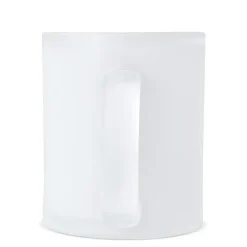 Szklany matowy kubek subli Mallorca 335ml / Ecru / transparentny LT51108-N5404
