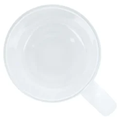 Szklany matowy kubek subli Mallorca 335ml / Ecru / transparentny LT51108-N5404