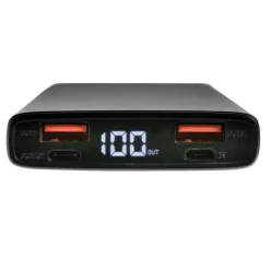 Szybki power bank 10000 mAh / Czarny P322.241