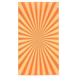 Szybkoschnący ręcznik plażowy R-PET 100×180 cm, sublimacja / Pomarańczowy LT97215-N0026