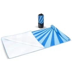 Szybkoschnący ręcznik plażowy R-PET 100×180 cm, sublimacja / Niebieski LT97215-N0011