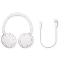 TAH5209 |Słuchawki nauszne Bluetooth Philips z 65-godzinnym czasem odtwarzania  / Biały LT42252-N0001