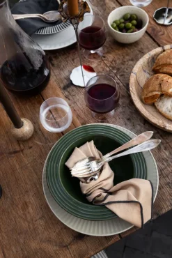 Talerz głęboki COFFEE & MORE, zielony / Zielony 5018640-