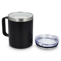 T-ceramic Kubek termiczny z pokrywką Danube 350ml / Czarny LT98727-N0002