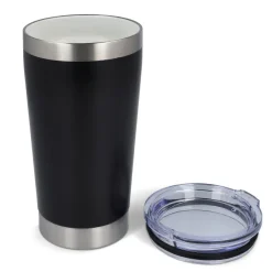 T-ceramic Kubek termiczny z pokrywką Cango 500ml / Czarny LT98724-N0002