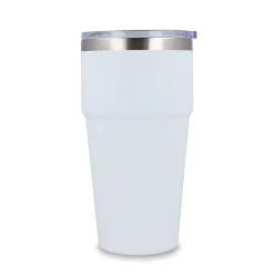 T-ceramiczny kubek do samochodu o miękkim dotyku 500ml / Biały LT98729-N0001