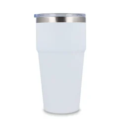 T-ceramiczny kubek do samochodu o miękkim dotyku 500ml / Biały LT98729-N0001