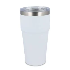 T-ceramiczny kubek do samochodu o miękkim dotyku 500ml / Biały LT98729-N0001