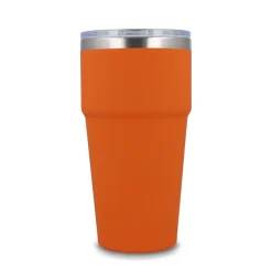 T-ceramiczny kubek do samochodu o miękkim dotyku 500ml / Pomarańczowy LT98729-N0026