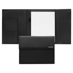 Teczka A4 Pinstripe Black / Srebrny HDF210A