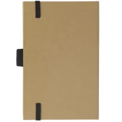 Tekturowy notatnik A6 + pióro / Brązowy LT90839-N0051