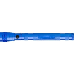 Teleskopowa latarka 3 LED / Niebieski V7755-11