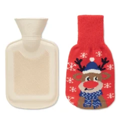 Termofor na gorącą wodę 250 ml / Czerwony CX1543-05