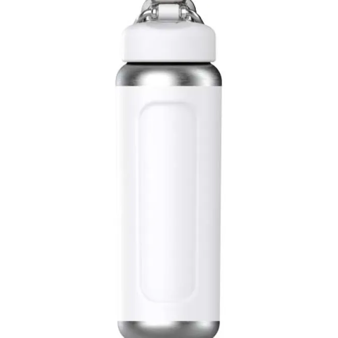 Termoizolowany bidon na wodę Stanley Classic Wellspring 710 ml wykonany z recyklingowanej stali nierdzewnej / Biały 10098001