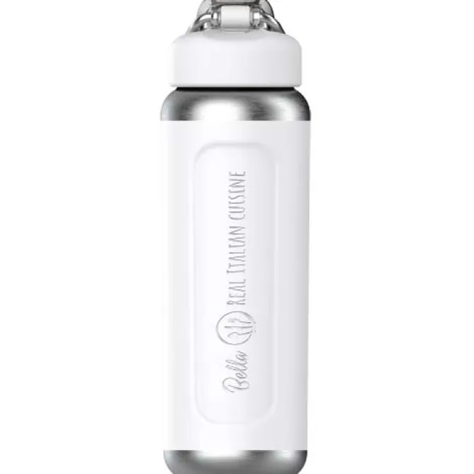 Termoizolowany bidon na wodę Stanley Classic Wellspring 710 ml wykonany z recyklingowanej stali nierdzewnej / Biały 10098001