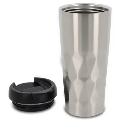 Termos Diamond Pattern 450ml / Srebrny LT91213-N0005