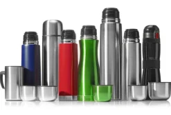 Termos 500 ml i 2 kubki 300 ml / Granatowy V4502-04
