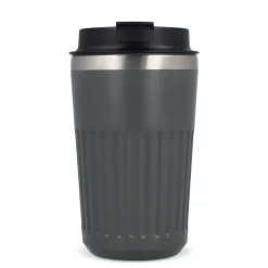 Termos na kawę ze stali nierdzewnej pochodzącej z recyklingu, 400 ml / Szary LT98698-N0061