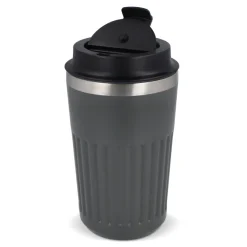 Termos na kawę ze stali nierdzewnej pochodzącej z recyklingu, 400 ml / Szary LT98698-N0061