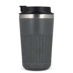 Termos na kawę ze stali nierdzewnej pochodzącej z recyklingu, 400 ml / Szary LT98698-N0061