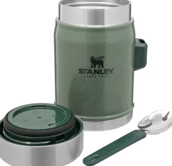 Termos obiadowy ze sztućcem CLASSIC - 0,4 L HAMMERTONE GREEN / Stanley / Hammertone Green 1009382004