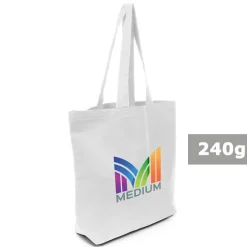 Torba bawełniana na zakupy | Ornell / Biały VA088-02
