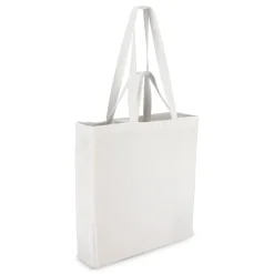 Torba bawełniana OEKO-TEX® 38 x 10 x 42 cm 140 g/m² / Biały LT95383-N0001