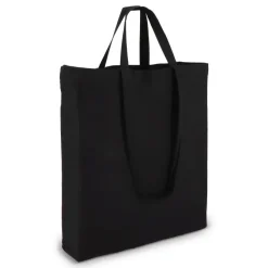 Torba bawełniana OEKO-TEX® 38 x 10 x 42 cm 140 g/m² / Czarny LT95383-N0002