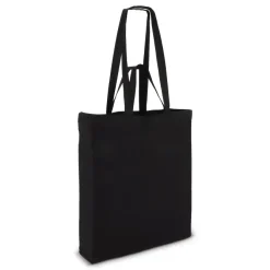 Torba bawełniana OEKO-TEX® 38 x 10 x 42 cm 140 g/m² / Czarny LT95383-N0002