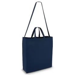 Torba bawełniana OEKO-TEX® 40 x 13 x 44cm 220g/m² / Ciemnoniebieski LT95386-N0010