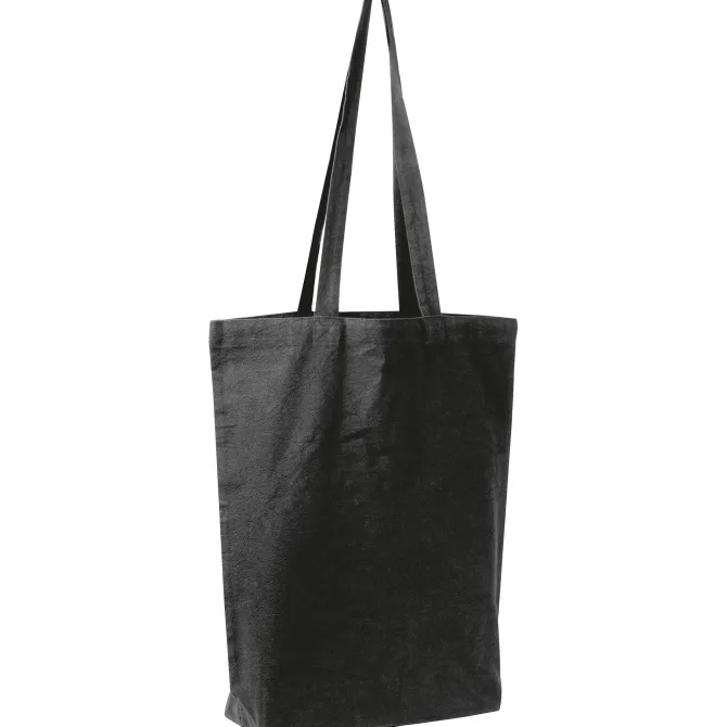 Torba bawełniana z długimi uszami 180 g/m2 PIOTR / Czarny 6548203