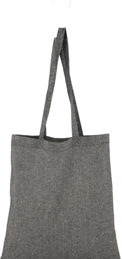 Torba bawełniana z długimi uszami z recyklingu 140 g/m2 CHELMSFORD / Ciemnoszary 235803