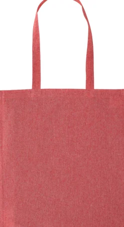 Torba bawełniana z długimi uszami z recyklingu 140 g/m2 CHELMSFORD / Czerwony 235805
