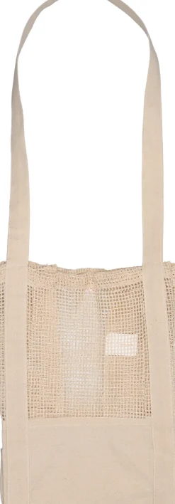 Torba bawełniana z siateczką 150 g/m2 ALANYA / Biały 183106
