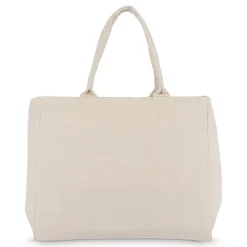 Torba bawełniana z zamkiem błyskawicznym OEKO-TEX® 39 x 24 x 34 cm 320 g/m² / Ecru LT95387-N0054