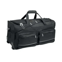 Torba na kółkach 600D RPET / Czarny MO2942-03