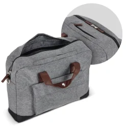 Torba na laptopa/aktówka Brixton / Szary / czarny LT91297-N6102