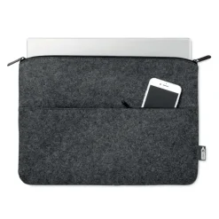 Torba na laptopa z filcu RPET / Ciemno szary MO6419-15