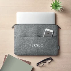 Torba na laptopa z filcu RPET / Szary MO6419-07