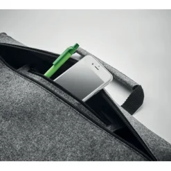 Torba na laptopa z filcu RPET / Szary MO6718-07