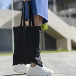 Torba na ramię OEKO-TEX® 140g/m² 38x42cm / Czarny LT95156-N0002