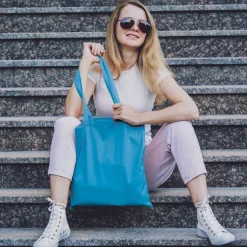 Torba na ramię OEKO-TEX® 140g/m² 38x42cm / Jasnoniebieski LT95156-N0012
