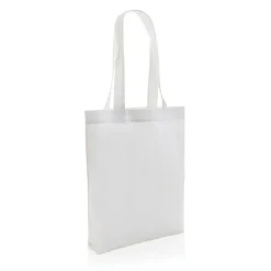 Torba na zakupy AWARE™, bawełna z recyklingu / Biały P762.933