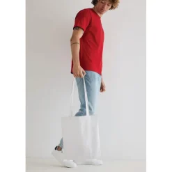 Torba na zakupy AWARE™, bawełna z recyklingu / Biały P762.933